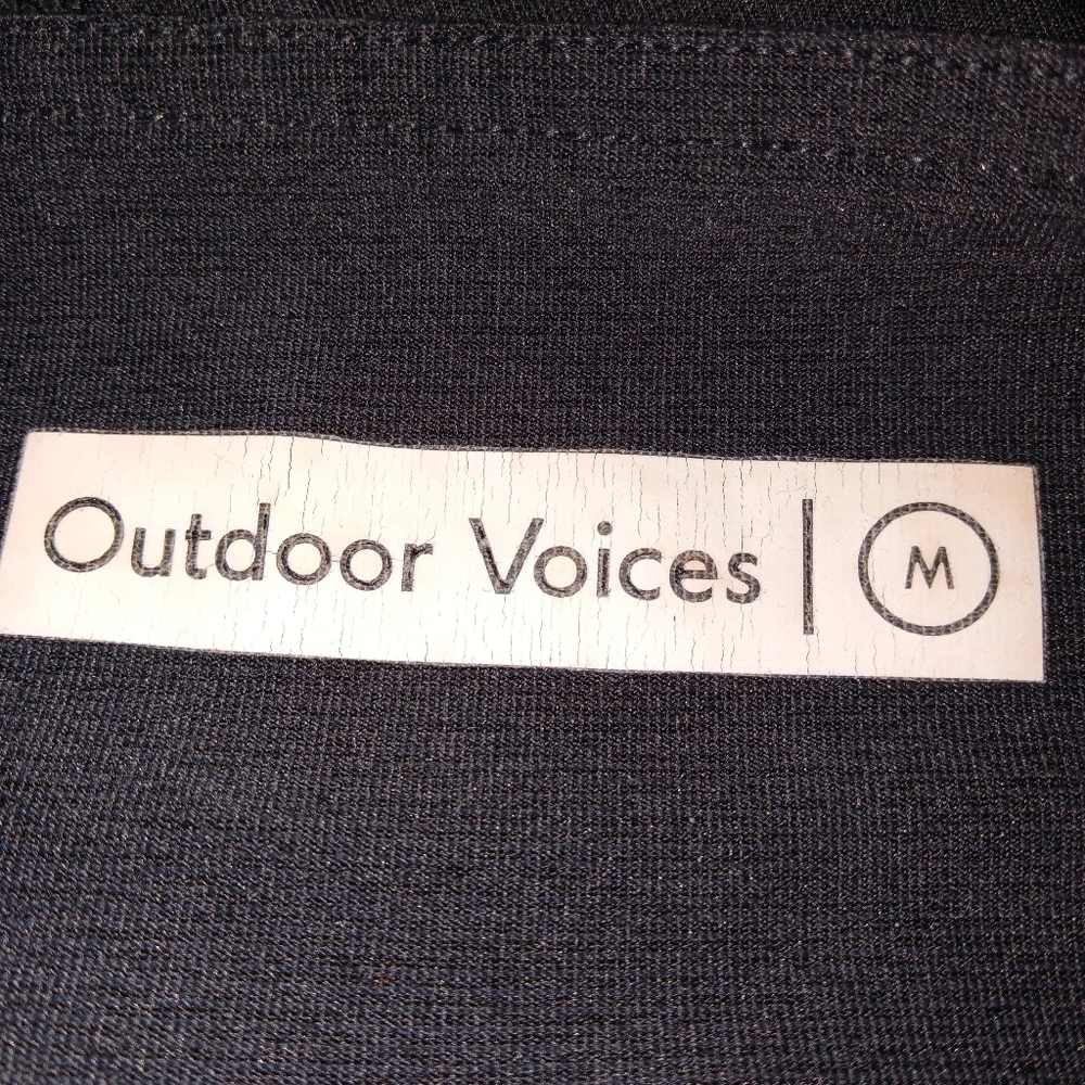 Outdoor Voices Dark Gray Cropped Leggings Medium - Picture 5 of 7